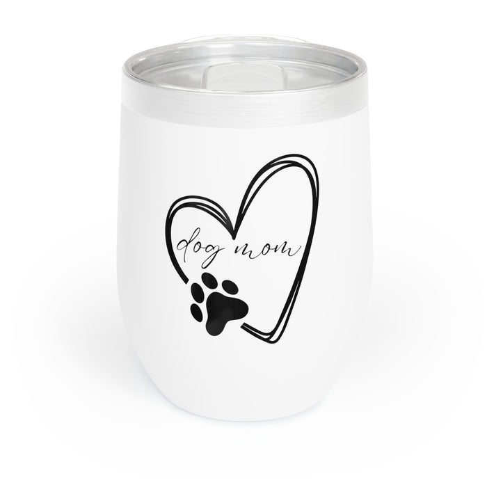 "DOG MOM" - Wine Tumbler