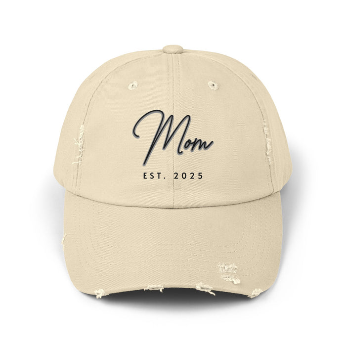 "MOM EST. 2025" - Distressed Hat