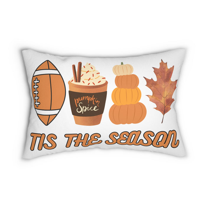 "TIS THE SEASON" - Season (Fall) Polyester Lumbar Pillow