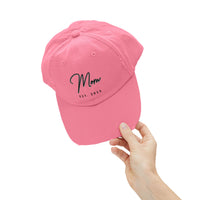 "MOM EST. 2025" - Distressed Hat