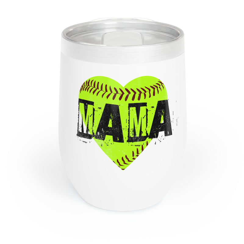 "SOFTBALL MAMA" - Wine Tumbler