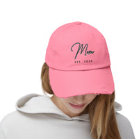 "MOM EST. 2025" - Distressed Hat