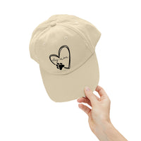 "DOG MOM" - Distressed Hat