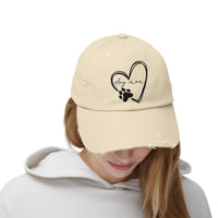 "DOG MOM" - Distressed Hat