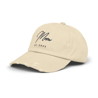 "MOM EST. 2025" - Distressed Hat