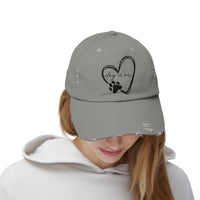 "DOG MOM" - Distressed Hat